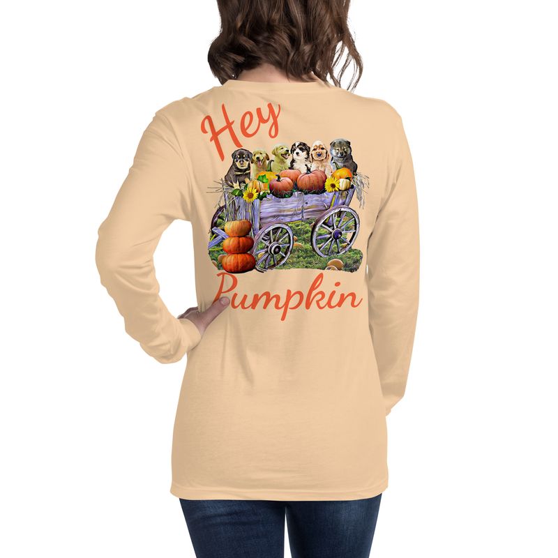 Hey Pumpkin Unisex Long Sleeve Tee