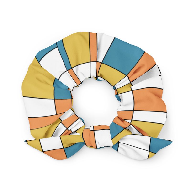 Mondrian-Inspired BUNCH of Color Scrunchie