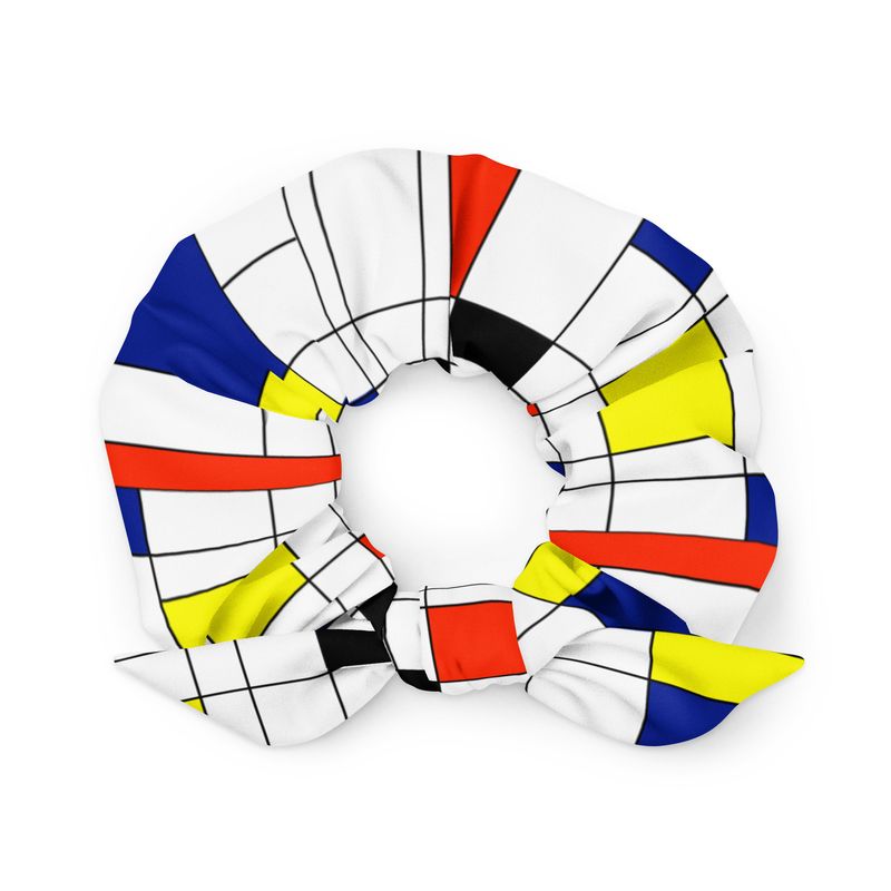 Mondrian-Inspired Multi Scrunchie