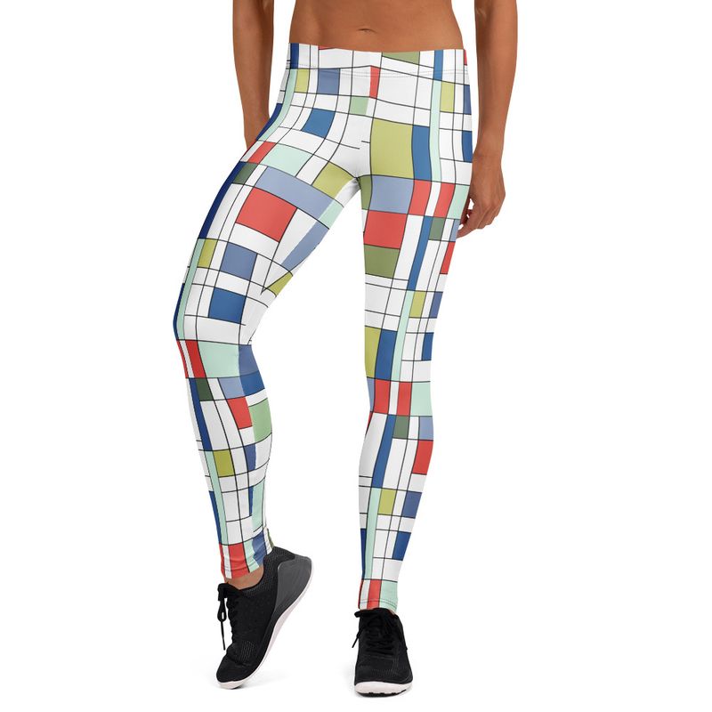 Mondrian-Inspired MODERN Leggings