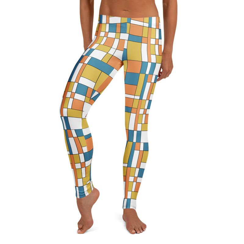 Mondrian-Inspired BUNCH of Color Leggings