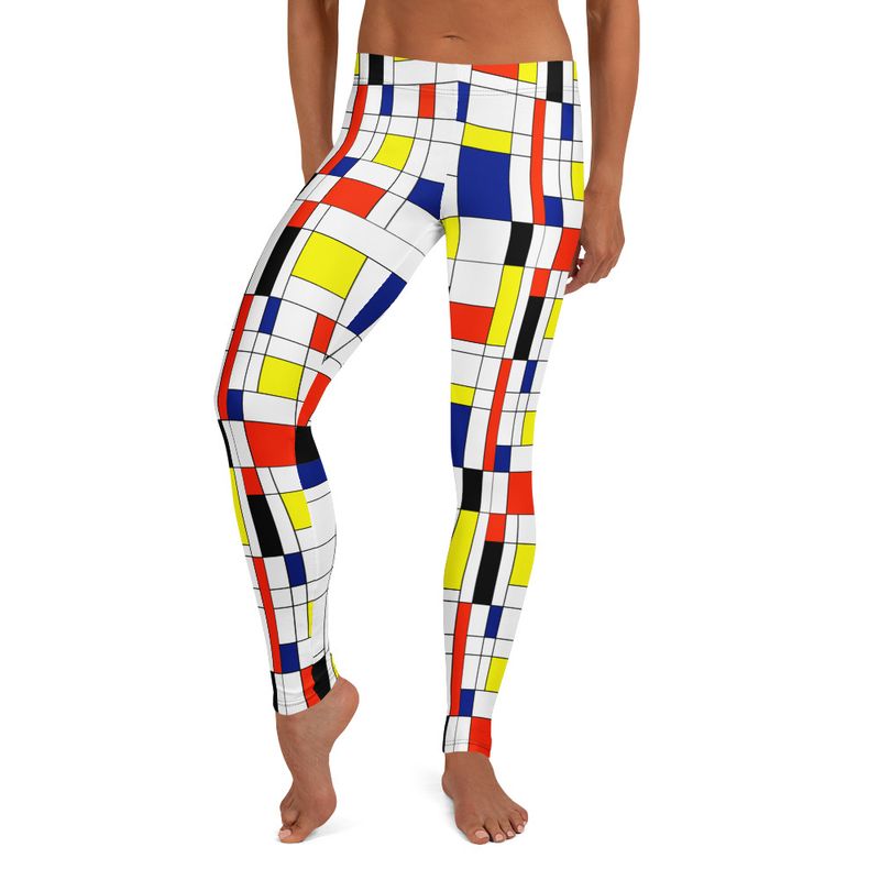 Mondrian-Inspired Multi Leggings
