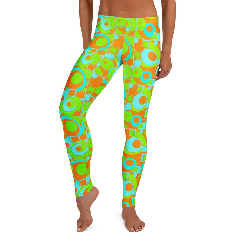 Mod Circles and Squares Leggings