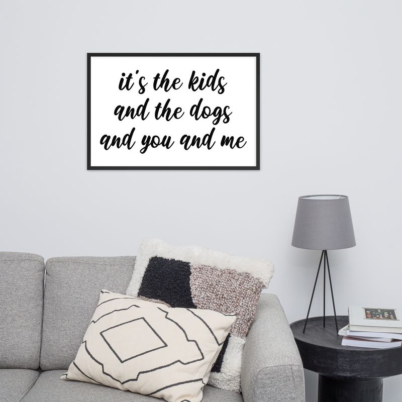 You and Me Framed poster