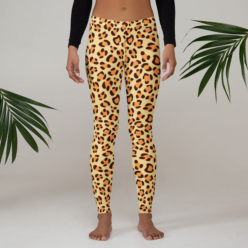 Leopard Print Ladies Leggings