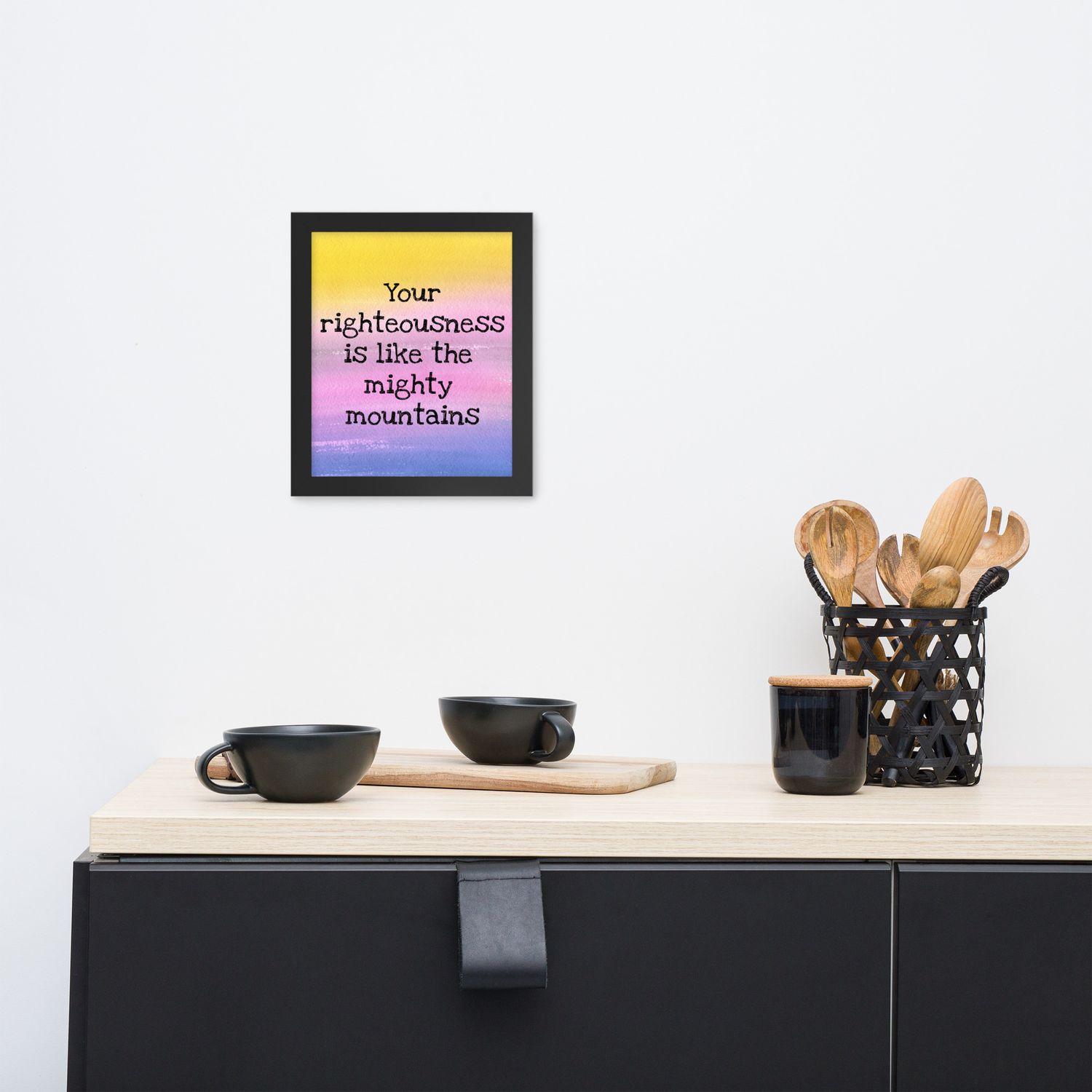 Your Righteousness Framed poster
