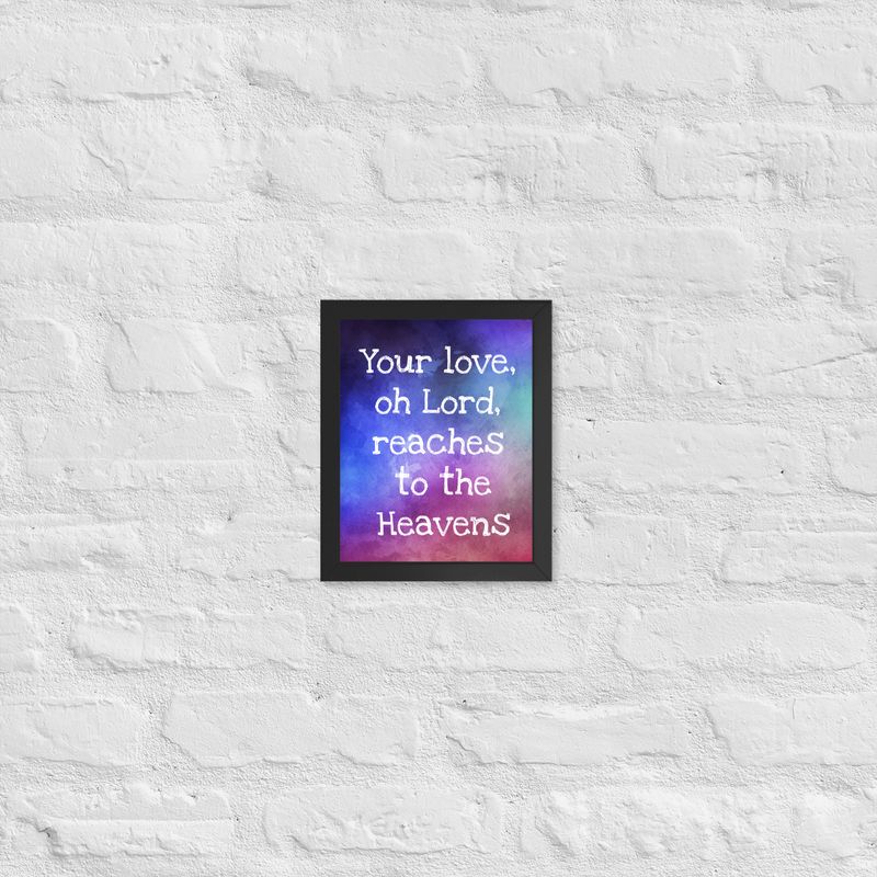 Your Love Framed poster