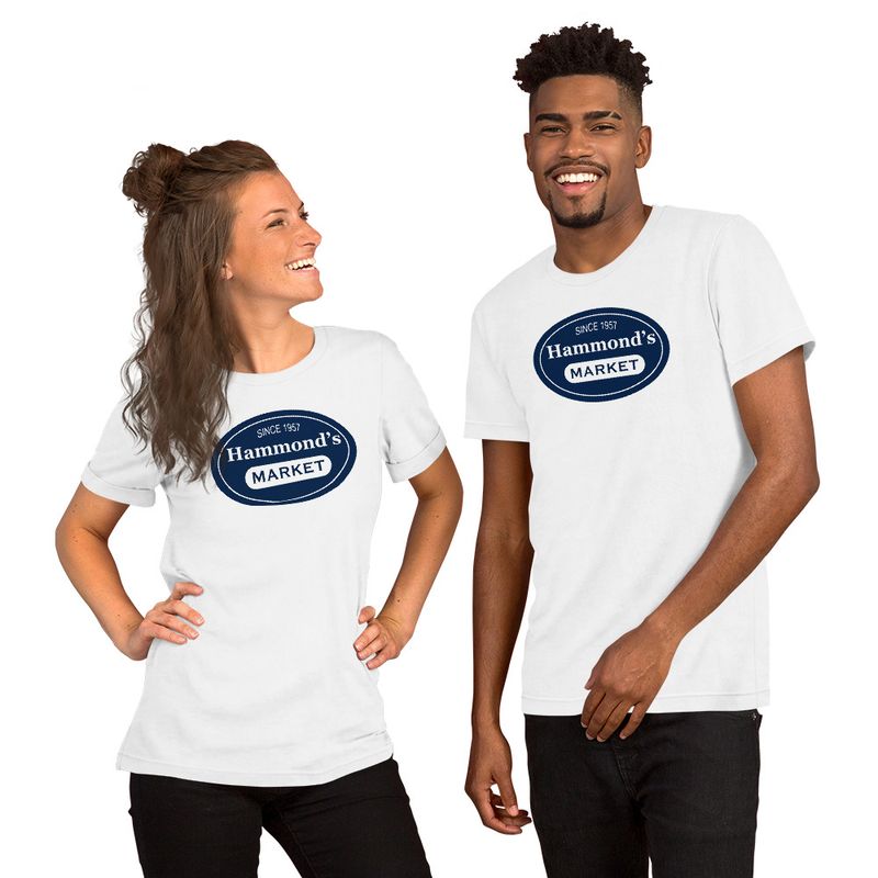 Hammond&#39;s Market Unisex t-shirt (Multiple colors available)