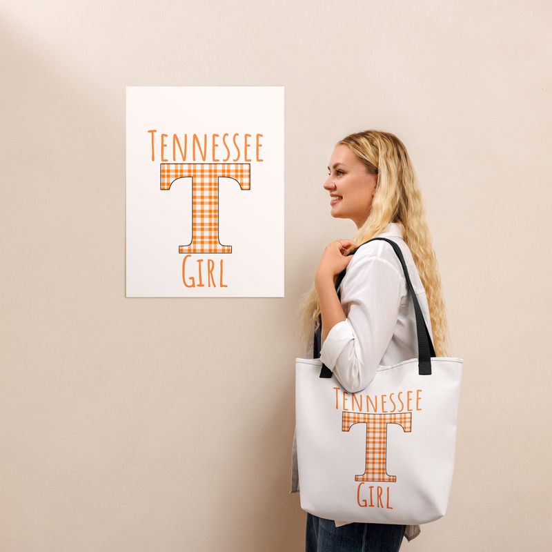 TN Girl Big T Tote bag