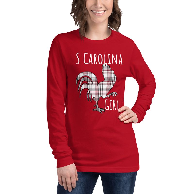 SC Girl Rooster (Front Only) Long Sleeve Tee