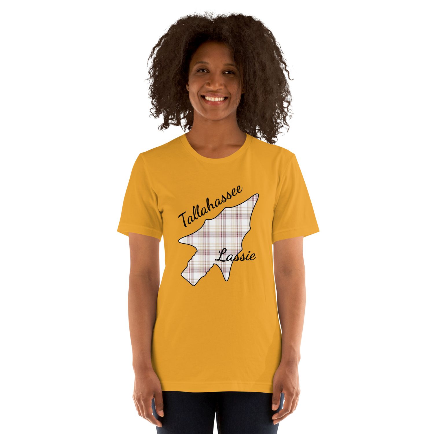 Tallahassee Lassie Black Text (Front Only)t-shirt