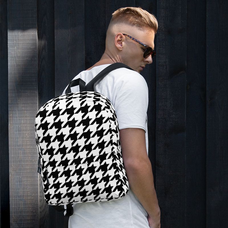 Houndstooth Backpack