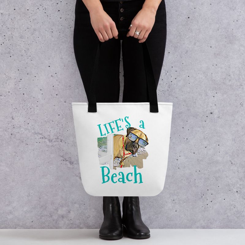 LIFE"S a Beach Tote bag