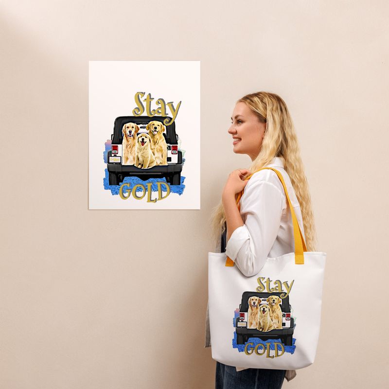 GOLD (Retrievers) Tote bag