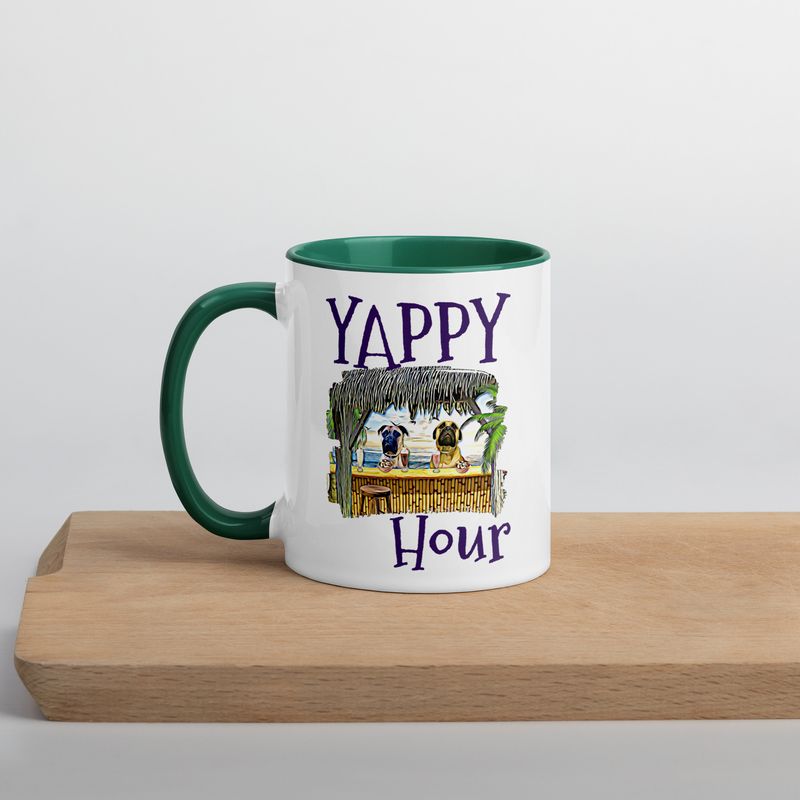 Yappy Hour Mug with Color Inside