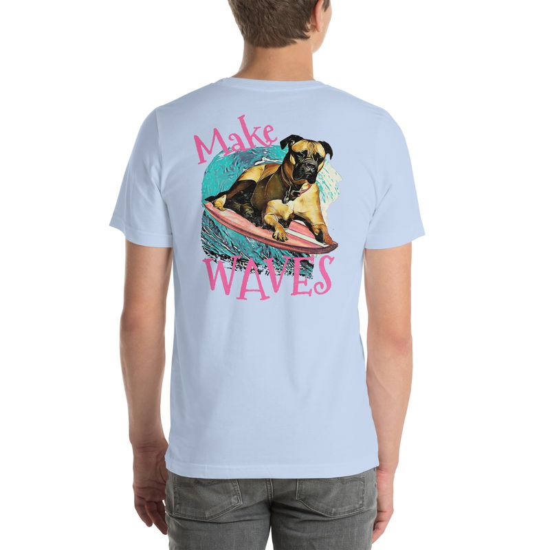 Make WAVES Distressed Unisex t-shirt