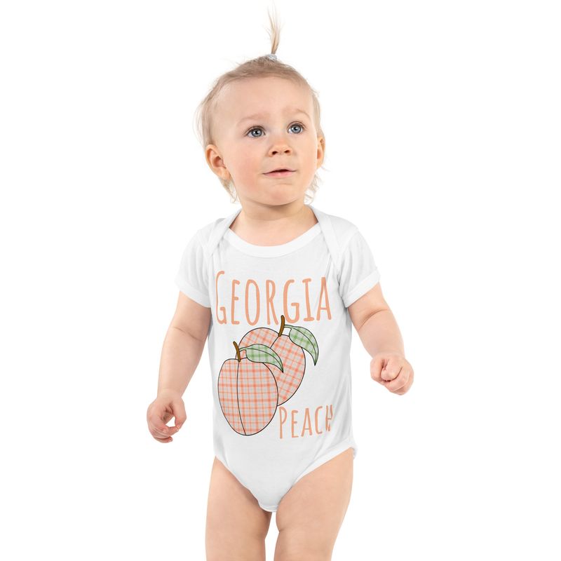 Georgia Peach Infant bodysuit