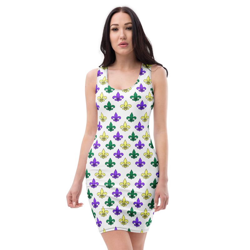 Mardi Gras Scatter Dress
