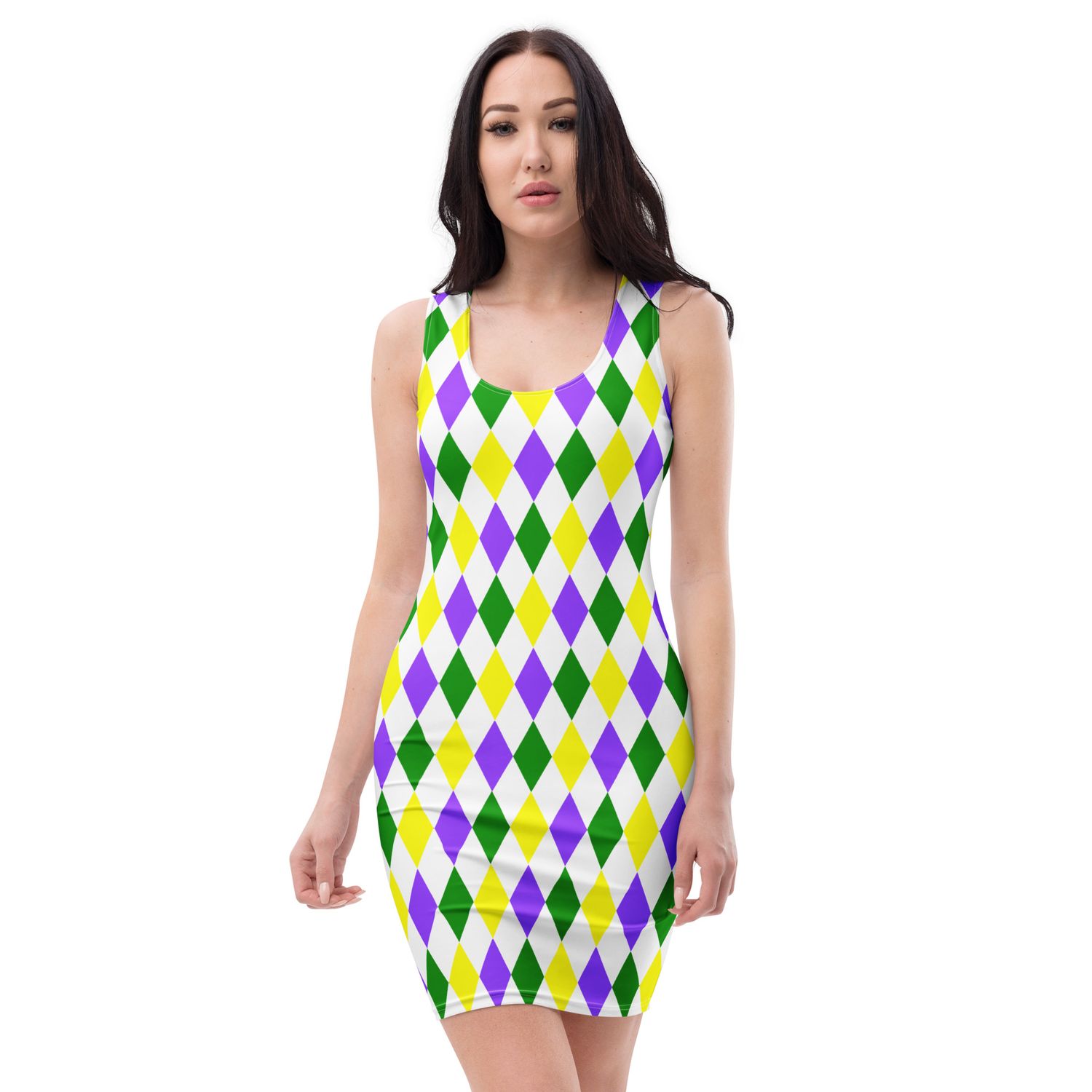 Mardi Gras Harlequin Light Dress