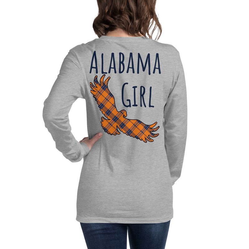 Alabama Girl (Eagle) Long Sleeve Tee