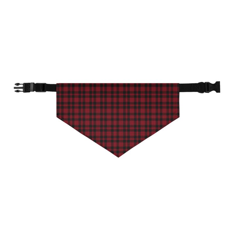 Garnet and Black Pet bandana collar