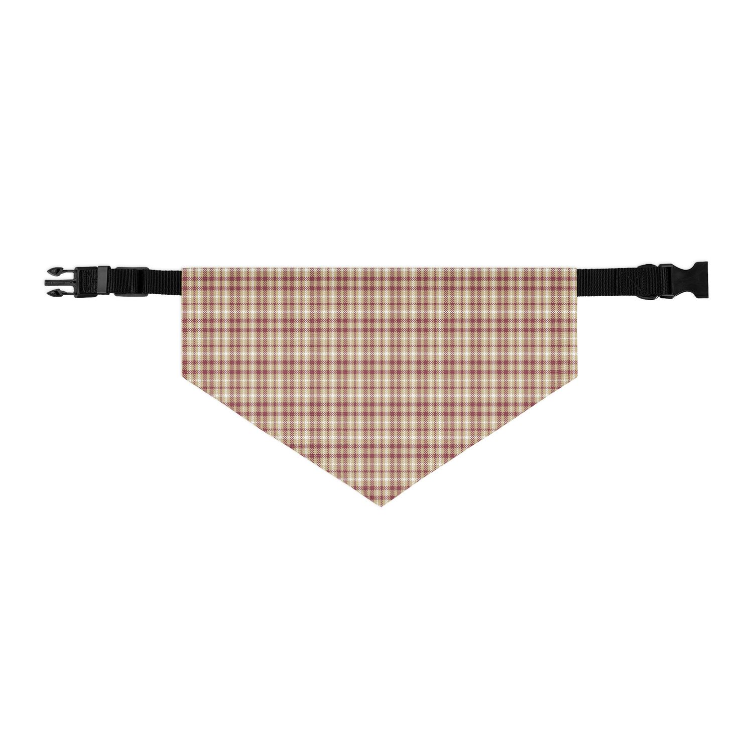 Garnet and Gold Pet bandana collar