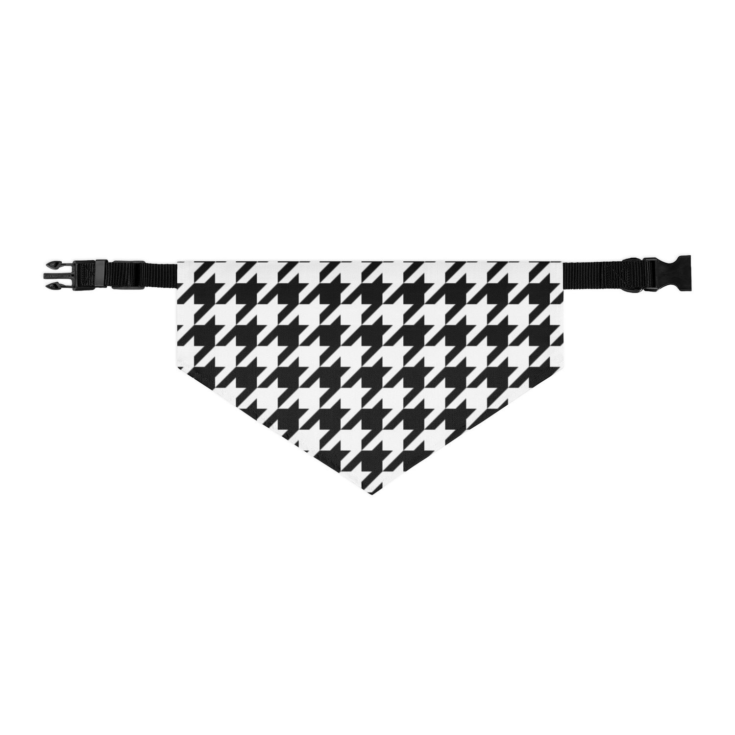 Houndstooth Pet bandana collar