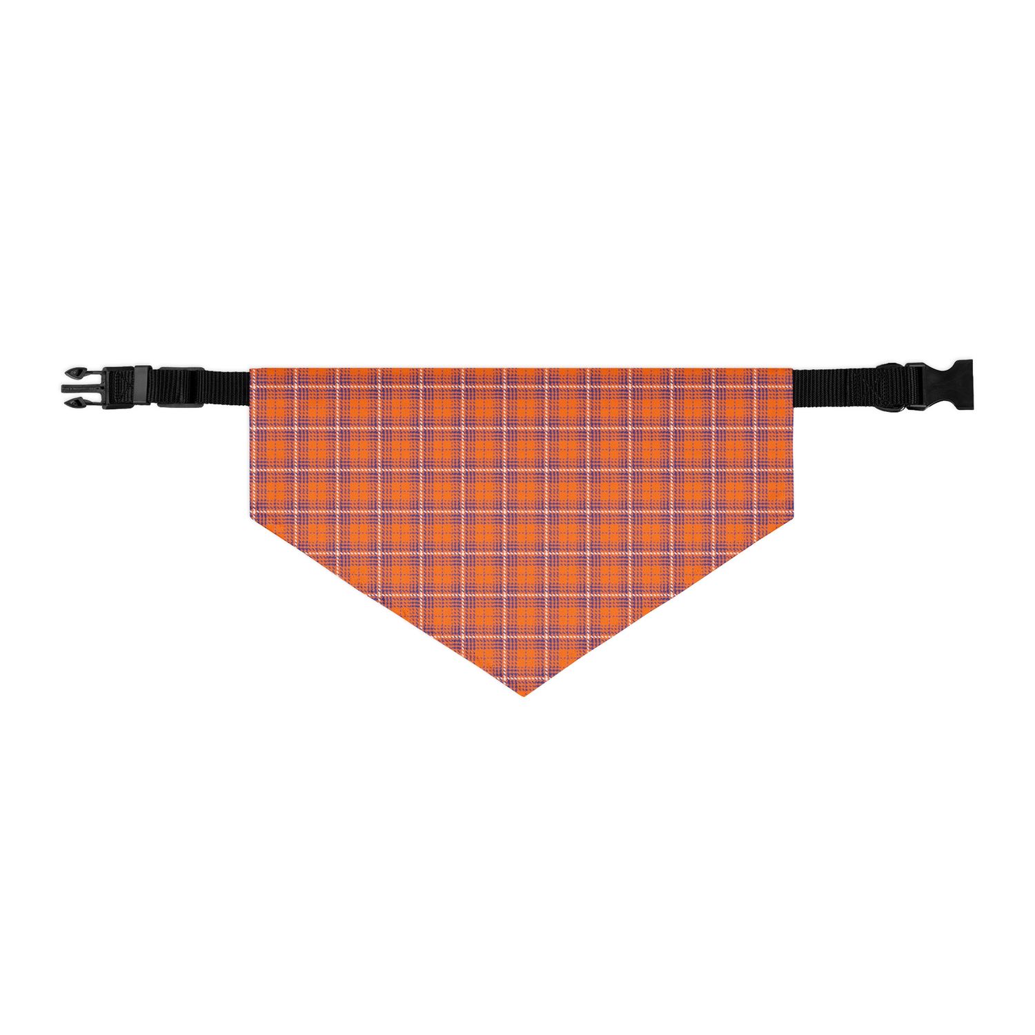 Orange and Purple Pet bandana collar