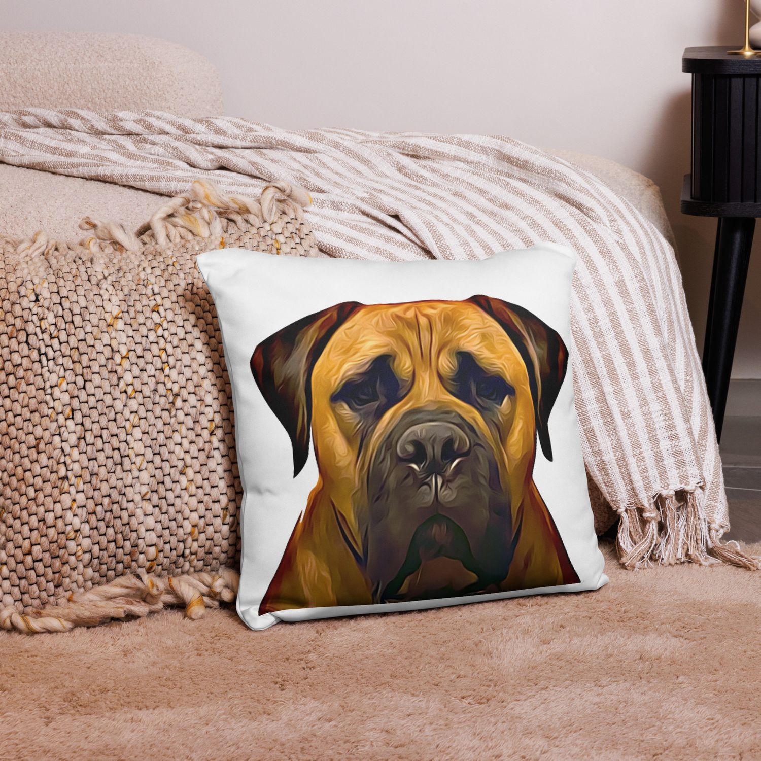 Puppy Dog Face Basic Pillow