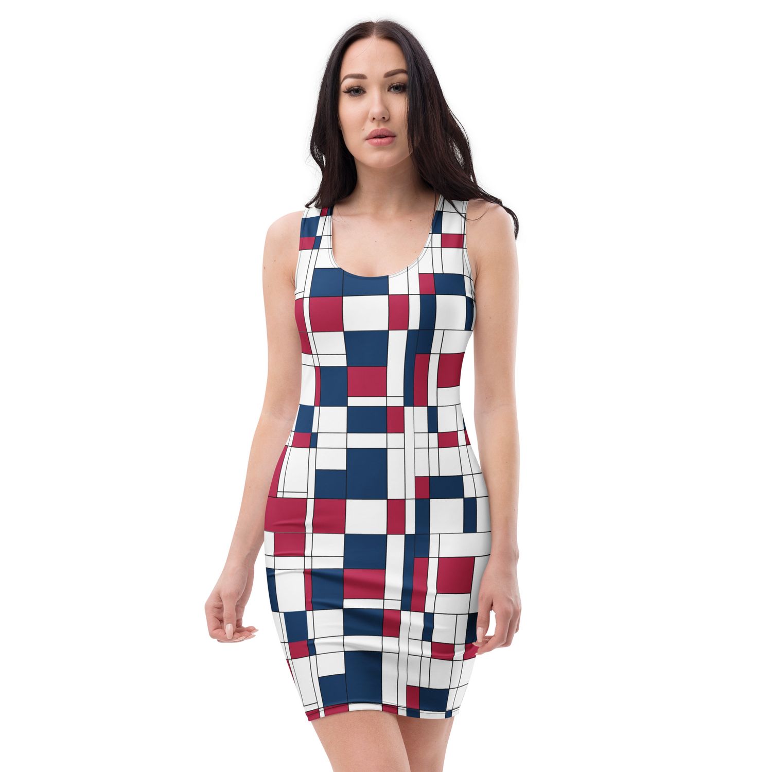 Mondrian-Inspired USA Dress