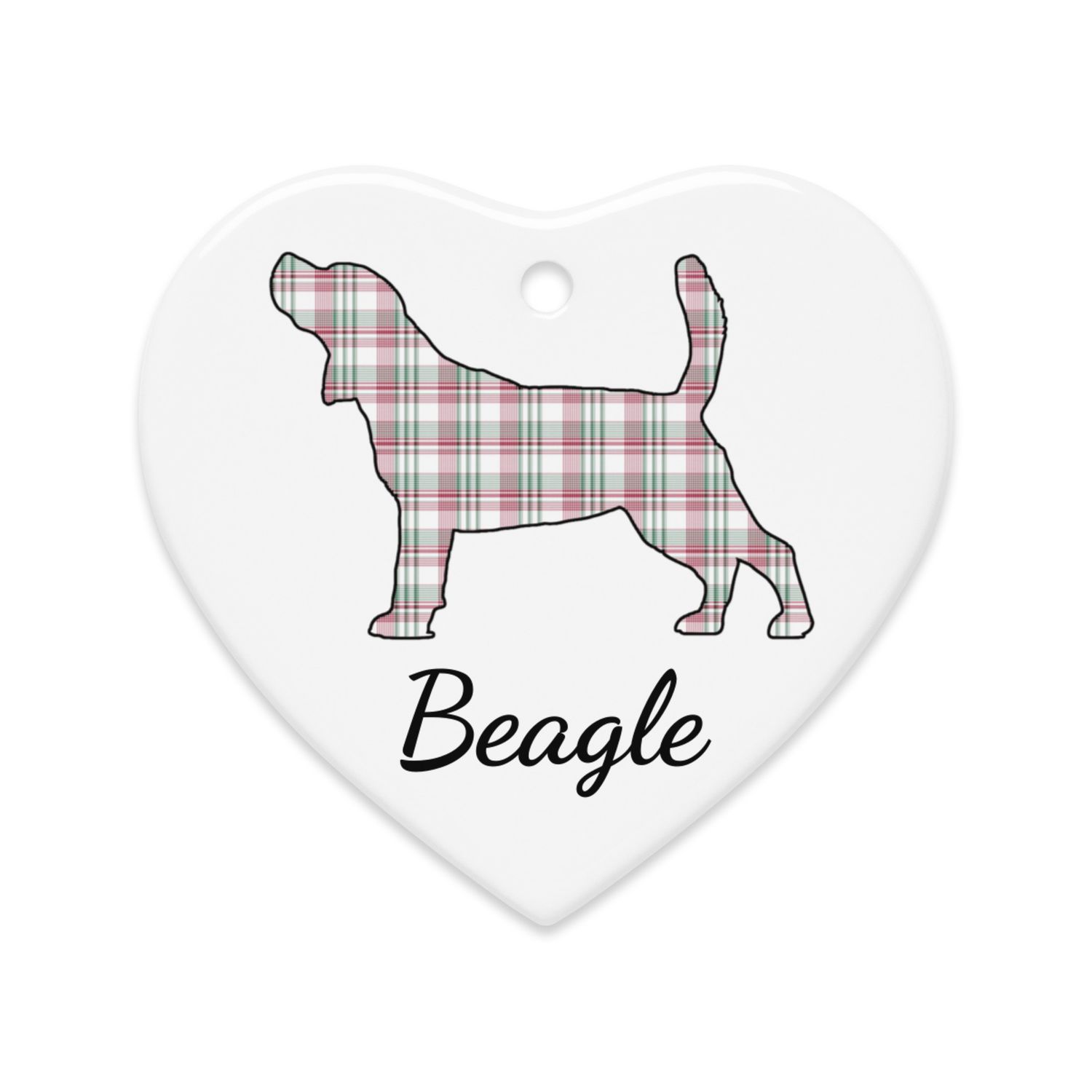 Beagle Double-sided ceramic ornaments