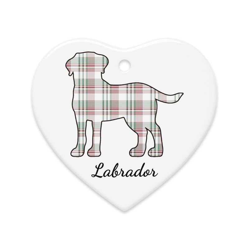 Labrador Double-sided ceramic ornaments