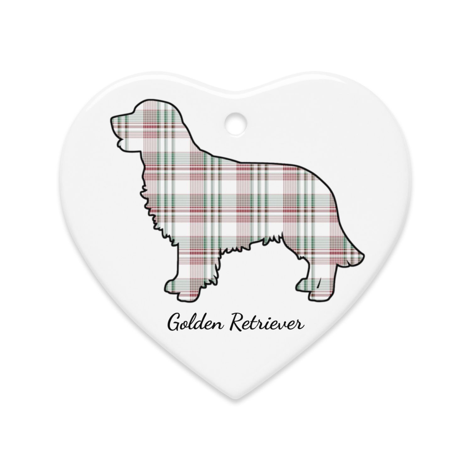 Golden Retriever Double-sided ceramic ornaments