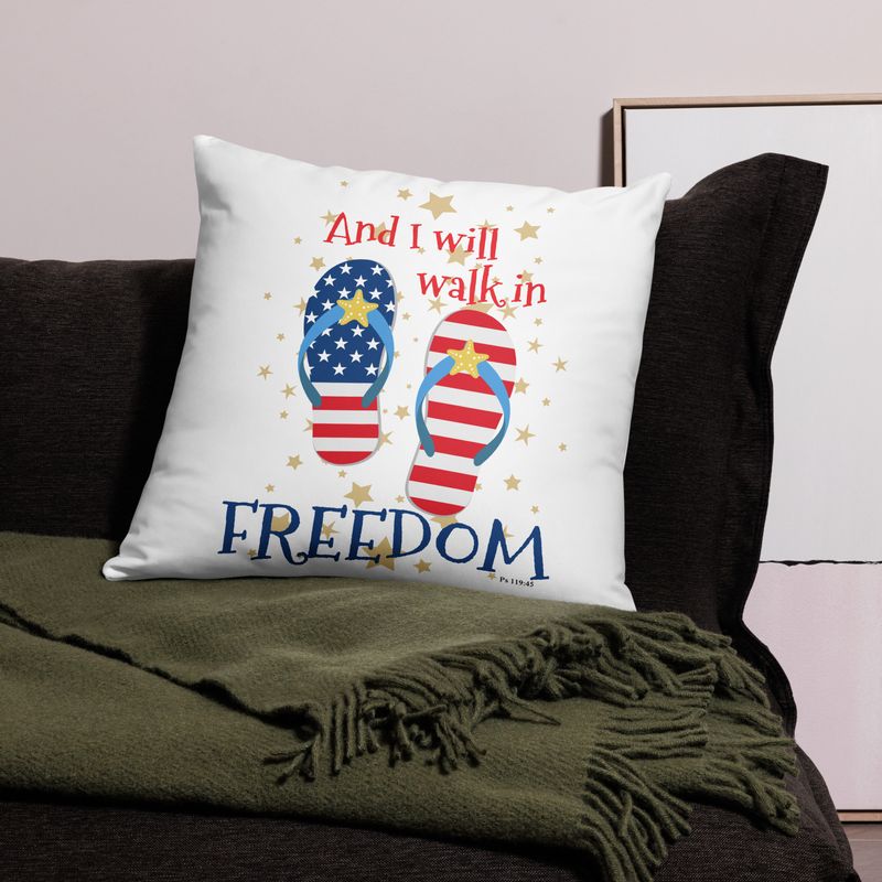 Freedom Flip-Flops Basic Pillow