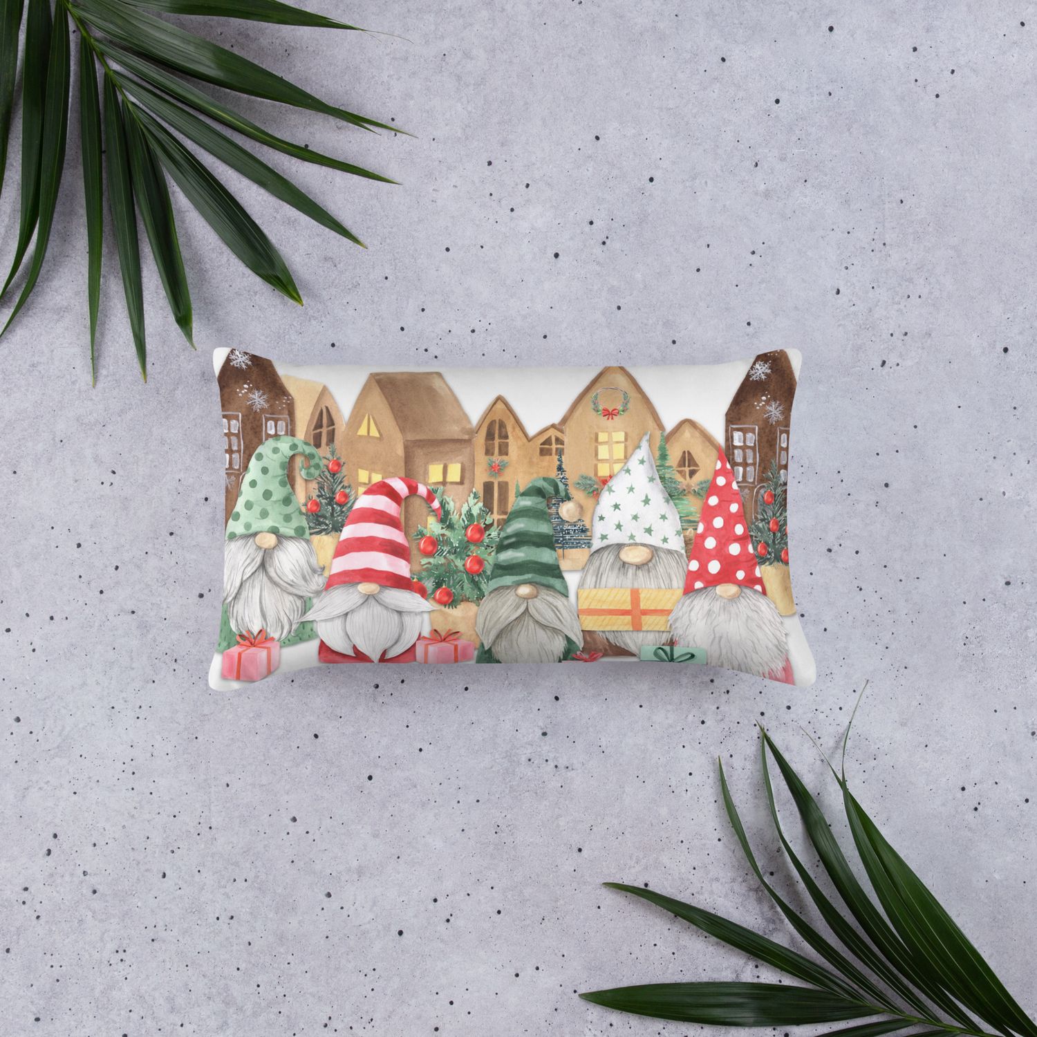 Reversible Gnome for Christmas Pillow