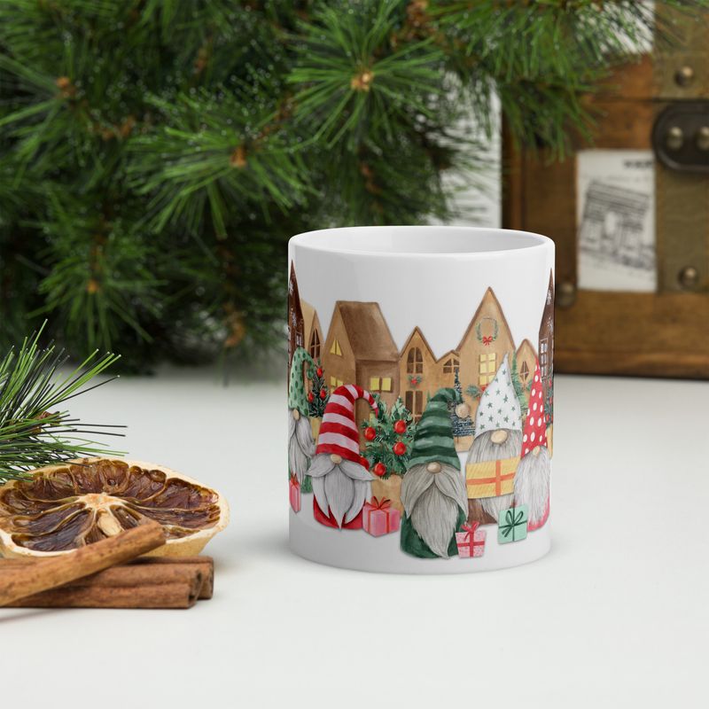 Gnome for Christmas mug