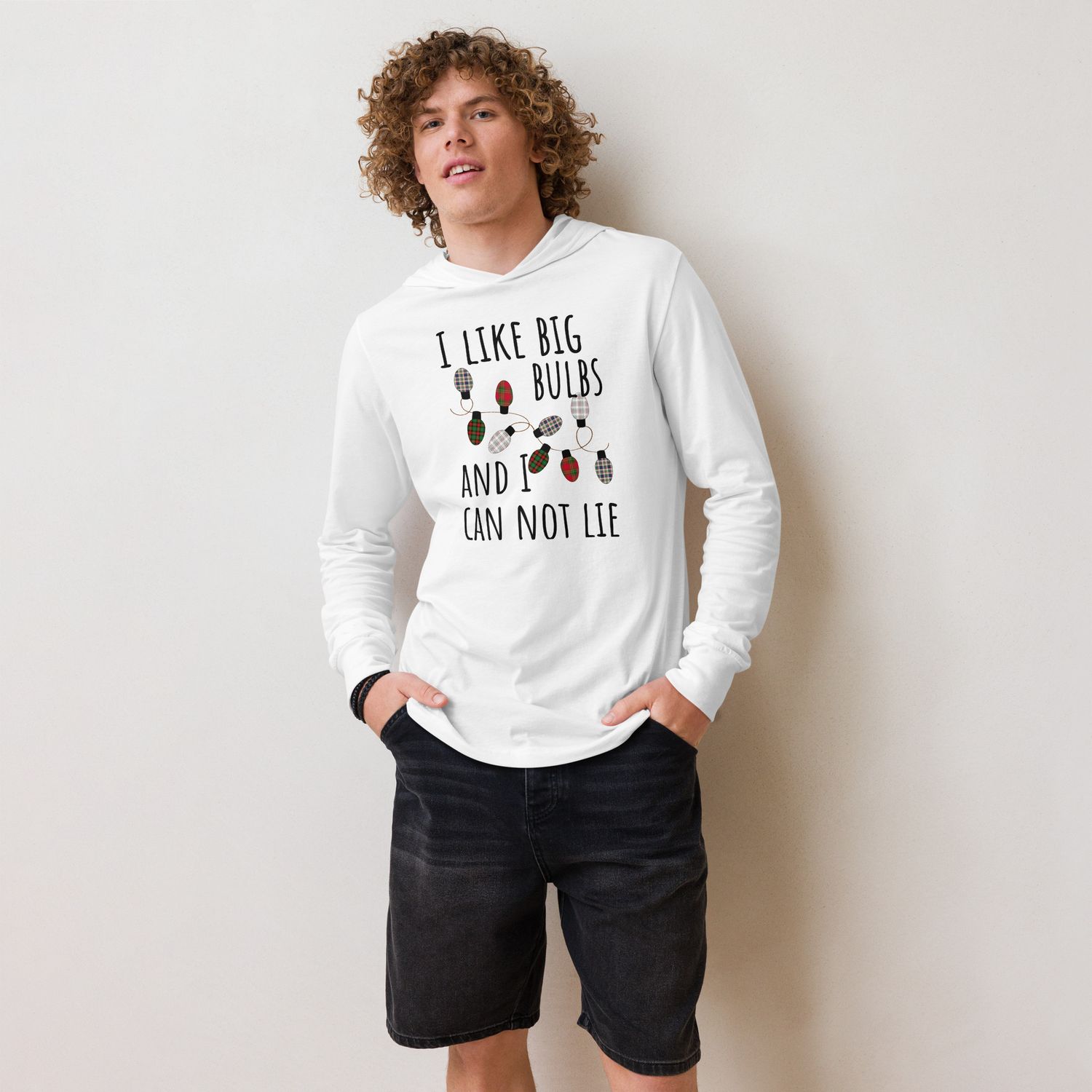 Big Bulbs Hooded long-sleeve tee