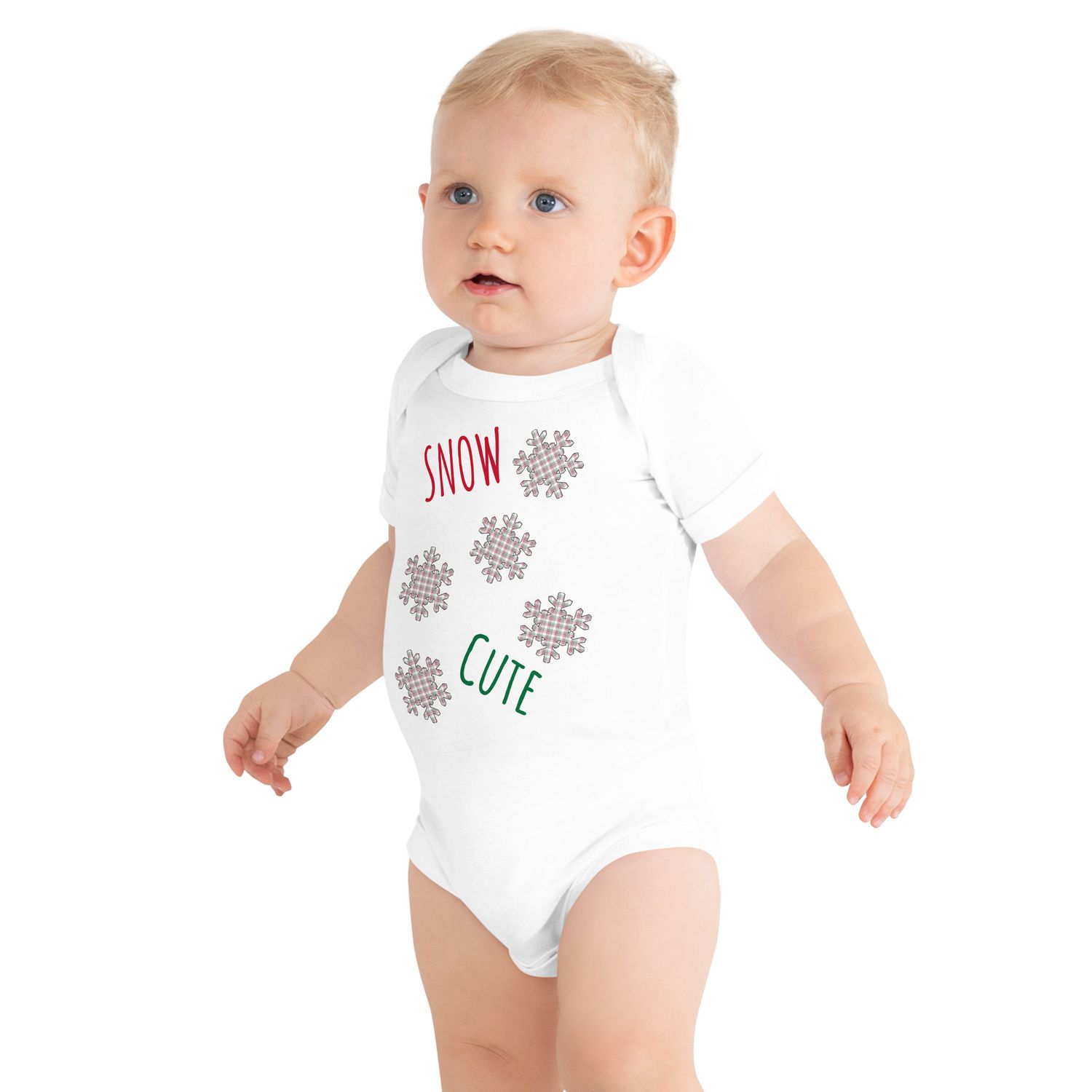 Snow Cute Baby short sleeve one piece
