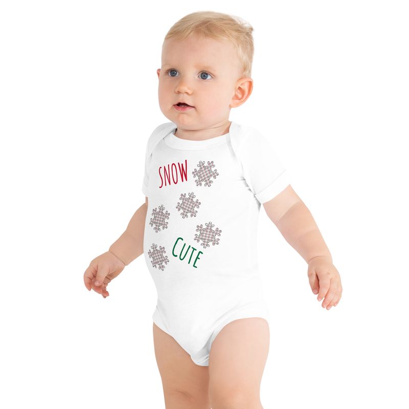 Snow Cute Baby short sleeve one piece