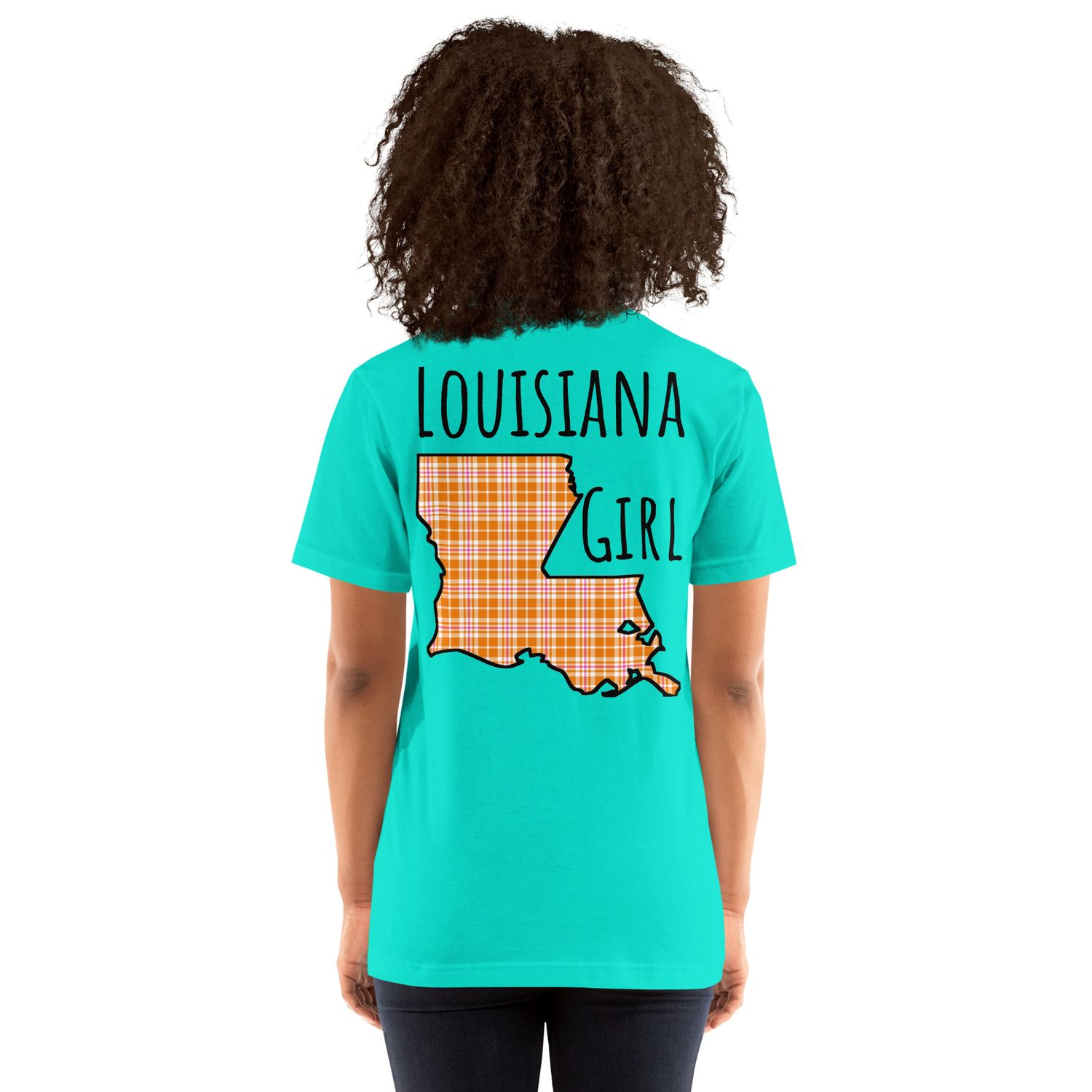 Louisiana Girl (Plaid) t-shirt