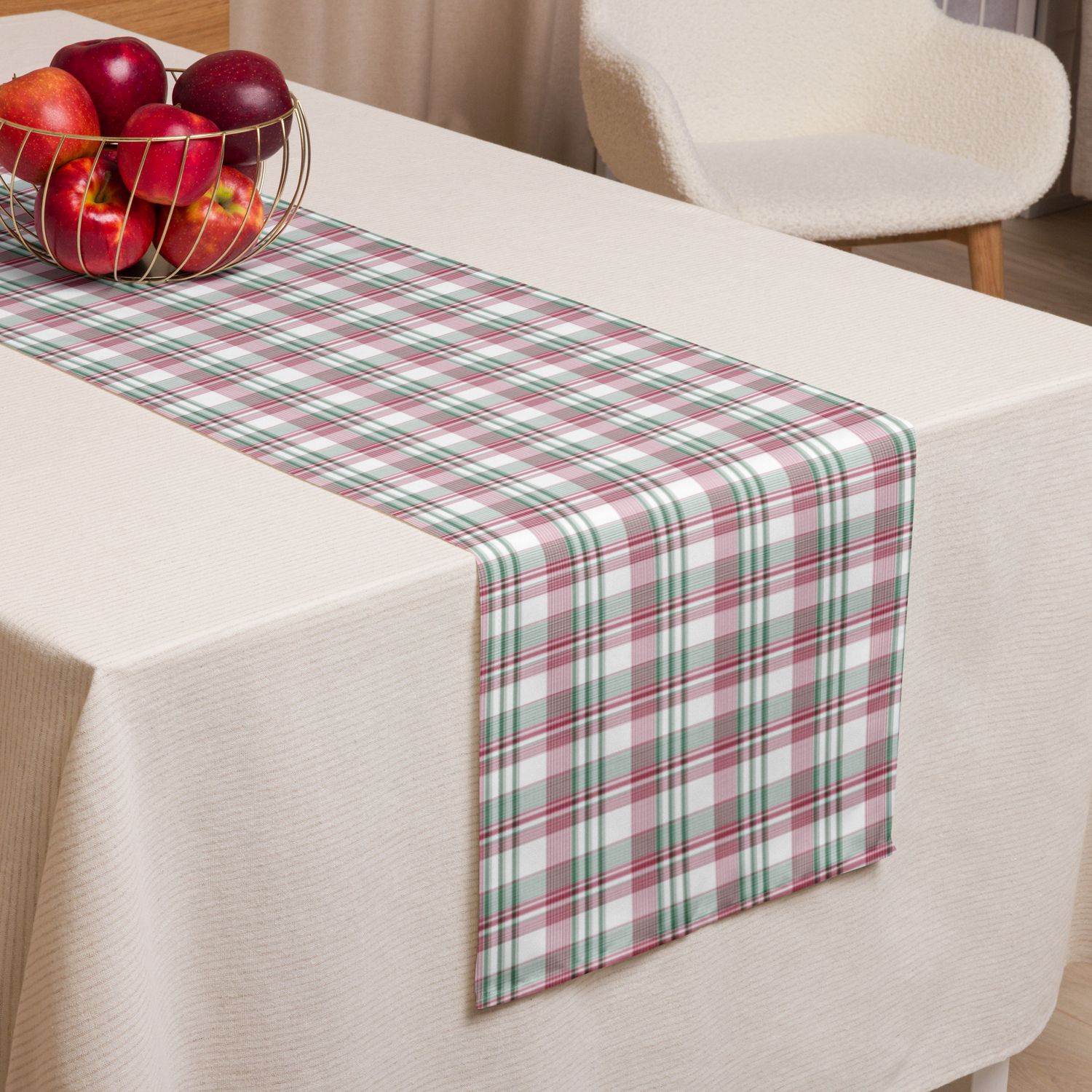 Christmas Plaid Table runner