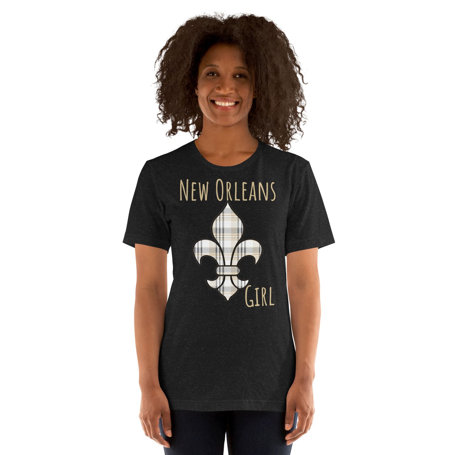 New Orleans Girl Light Front Print t-shirt