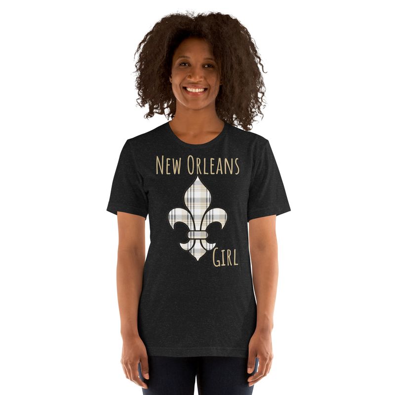 New Orleans Girl Light Front Print t-shirt