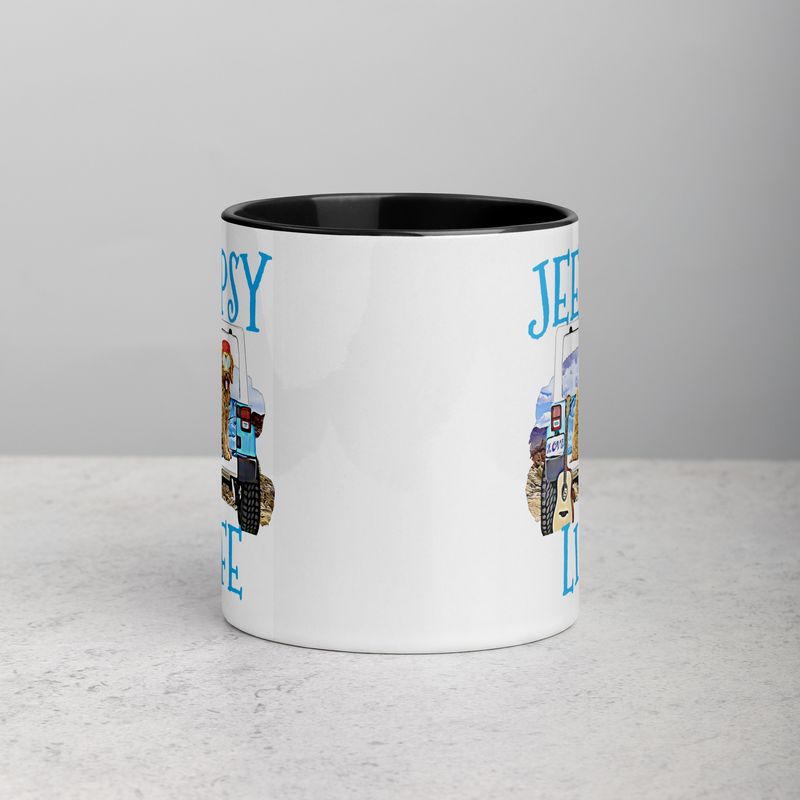 JEEPSY Goldendoodle Mug with Color Inside