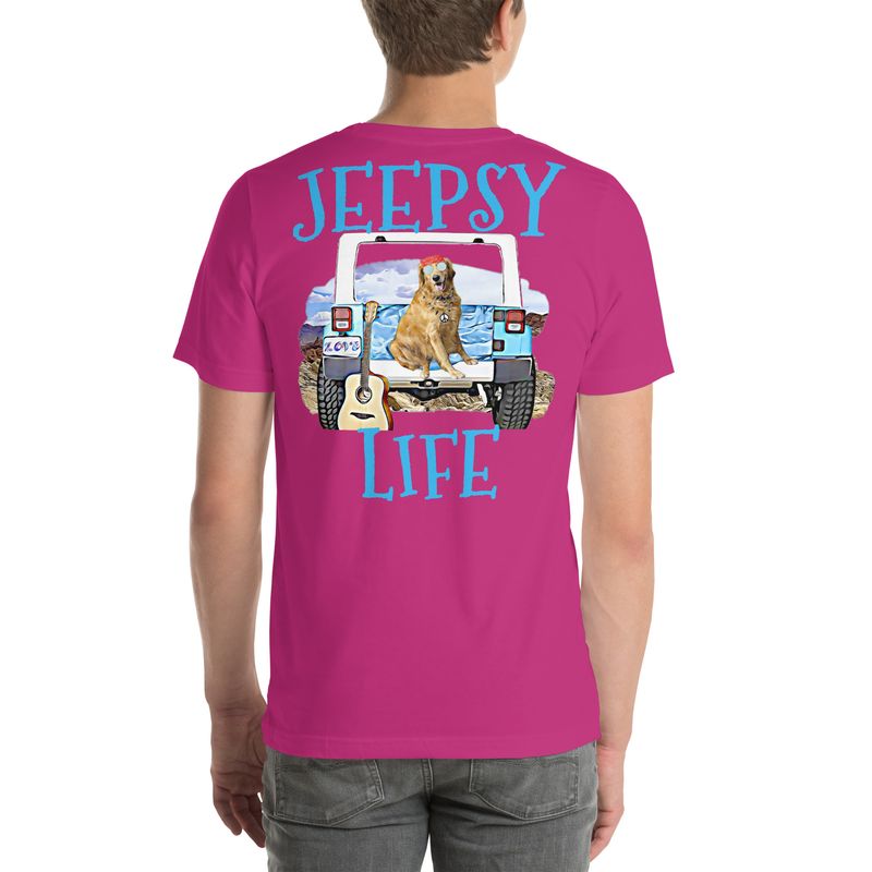 JEEPSY Golden Retriever Unisex t-shirt