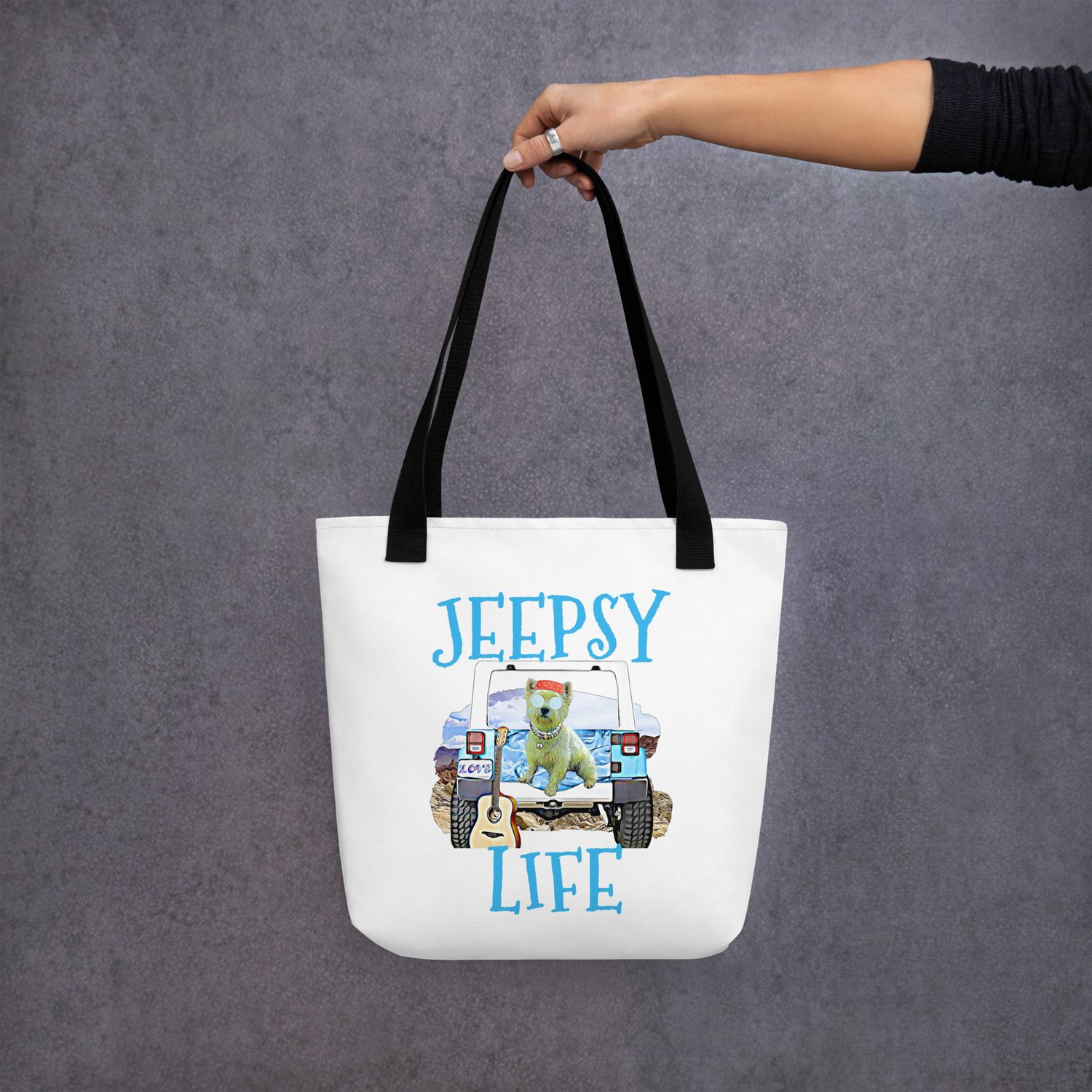 JEEPSY Westie Tote bag