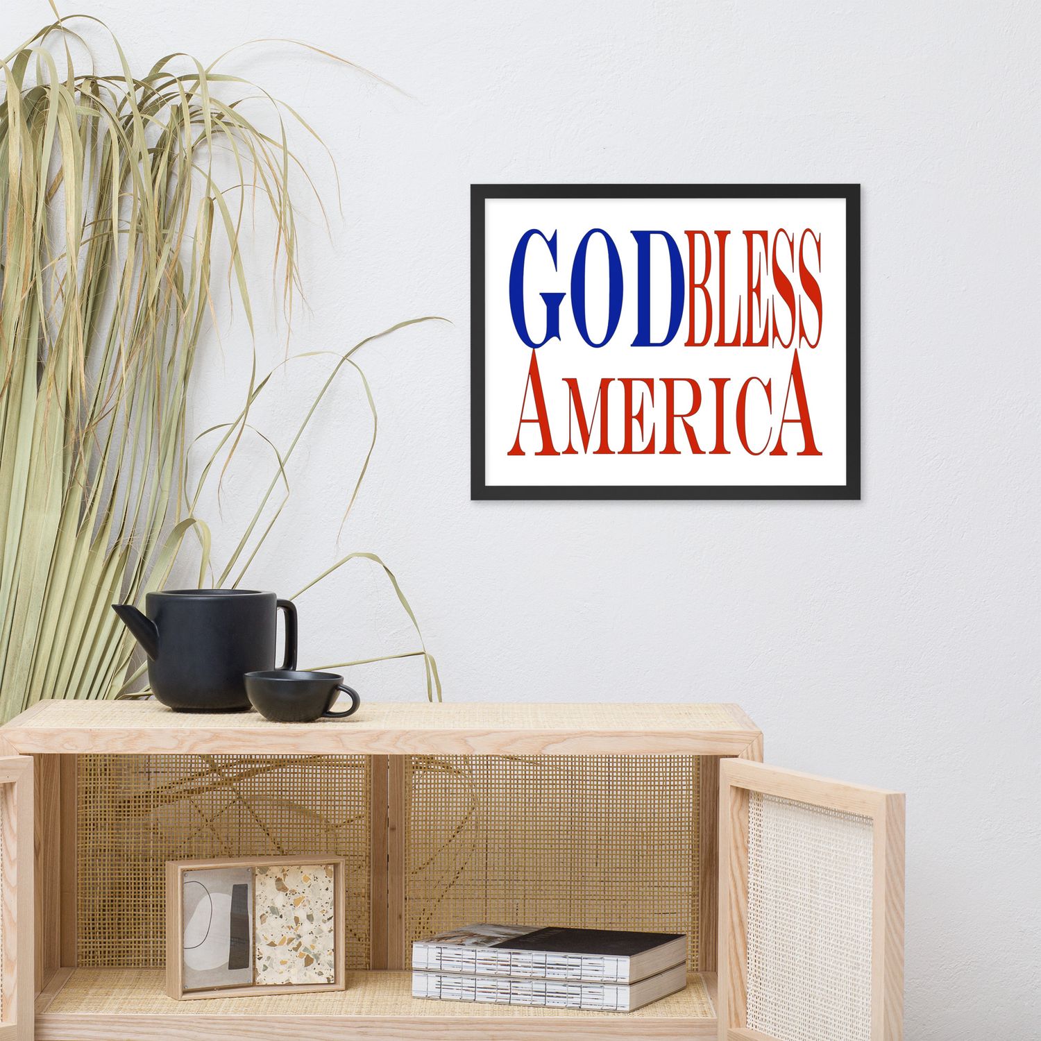 God Bless Framed poster