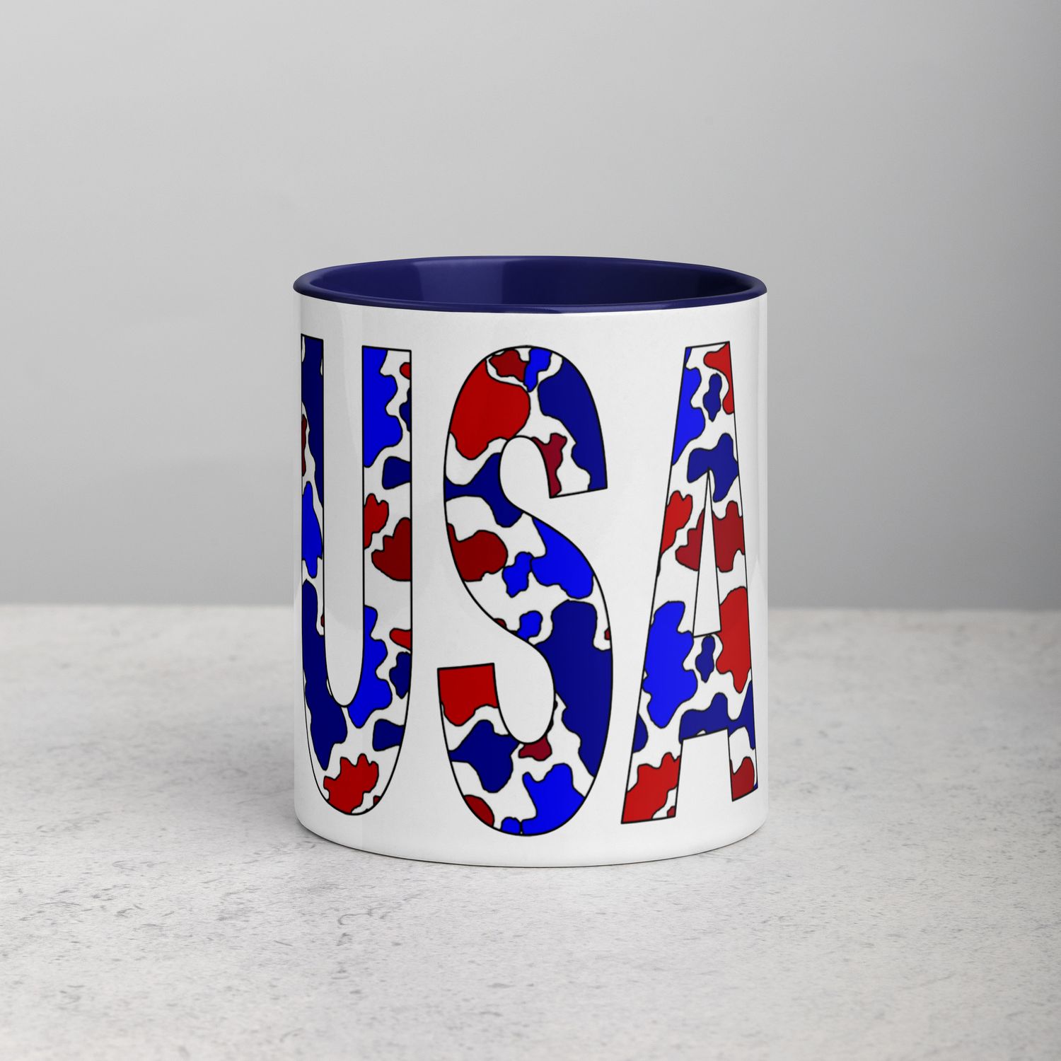 USA Camo Mug with Color Inside