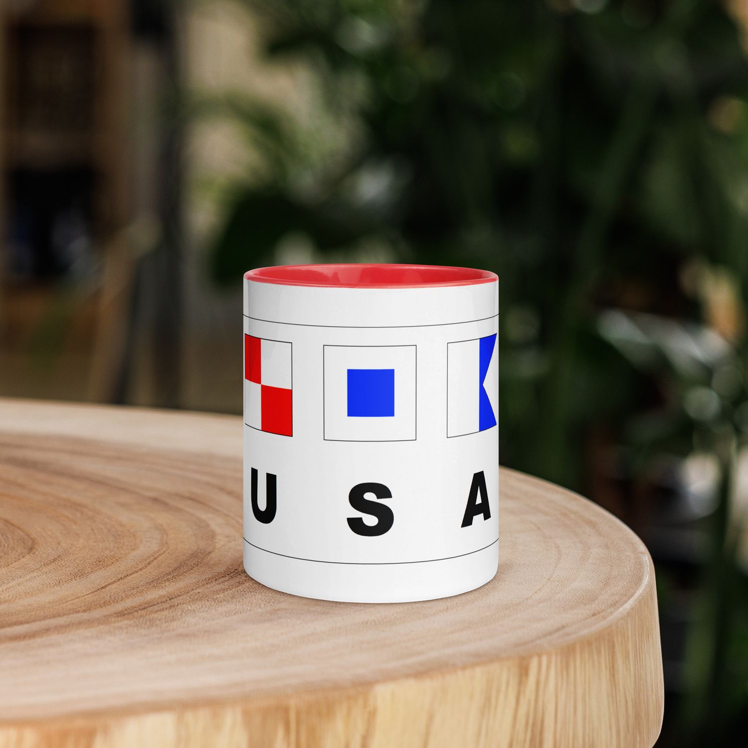USA Nautical Mug with Color Inside