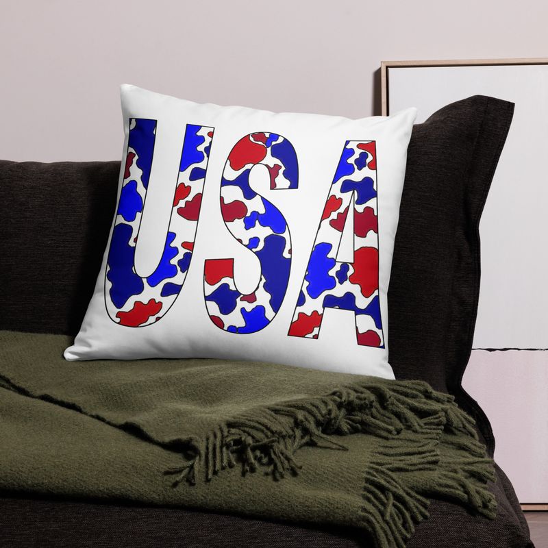 USA Camo Basic Pillow